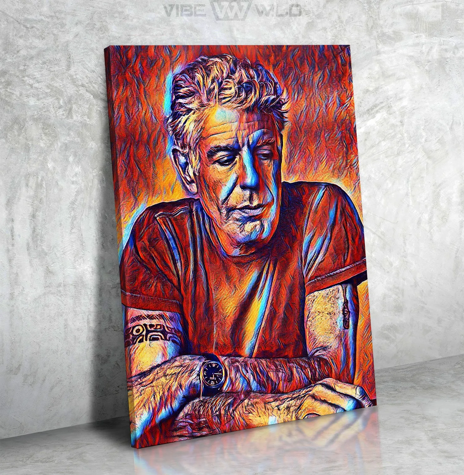 Anthony Bourdain Canvas Art Painting