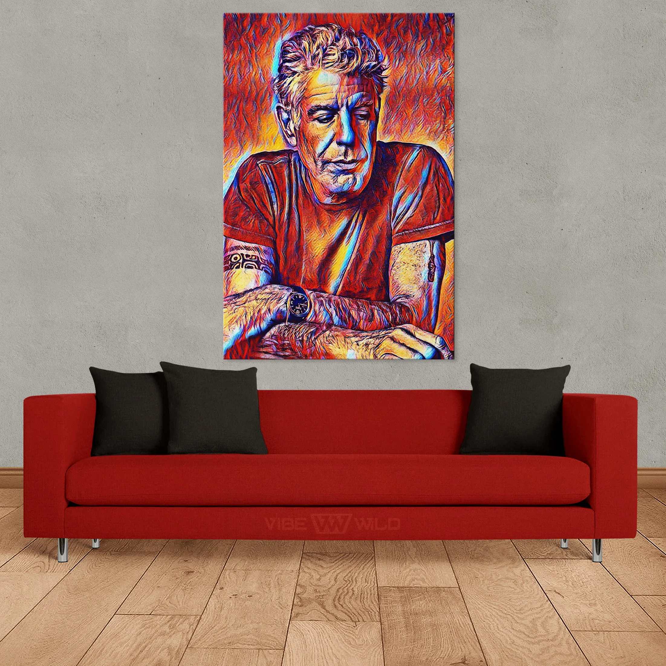 Anthony Bourdain Canvas Art Painting