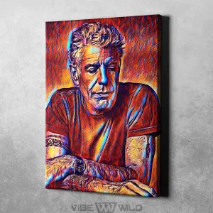 Anthony Bourdain Canvas Art Painting