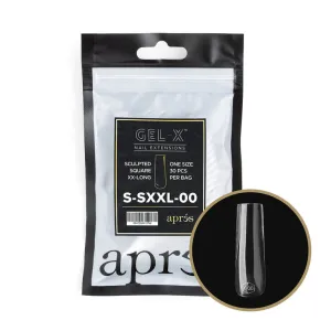 APRES - GEL-X® SCULPTED SQUARE EXTRA EXTRA LONG REFILL TIP BAG 2.0