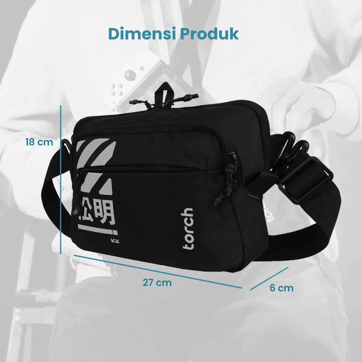 Armore Tas Selempang Gaming Torch 3L