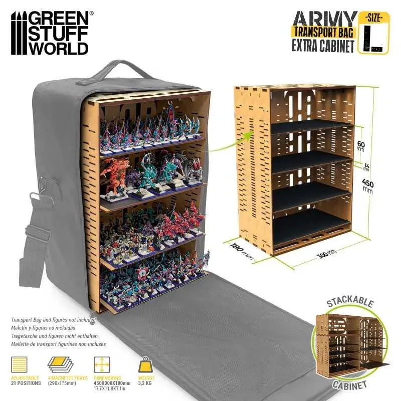 Army Transport Bag - Extra Cabinet - Large