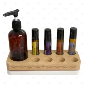 Aroma Array : Connect Beech Display Stand (holds 8 roller bottles & carrier)