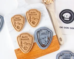 Arrowhead Park Sign "Bark Ranger" Dog Cookie Cutter