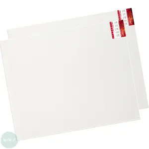Artists Stretched Canvas - STANDARD Depth - WHITE PRIMED Cotton - SINGLE  - 350 gsm - 120 x 150cm (Approx. 47 x 60”) x 2