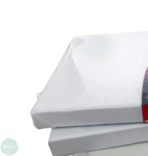 Artists Stretched Canvas - STANDARD Depth - WHITE PRIMED Cotton - SINGLE  - 350 gsm - 120 x 150cm (Approx. 47 x 60”) x 2
