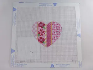 Associated Talents HE817 Pink Vertical Pattern Hearts