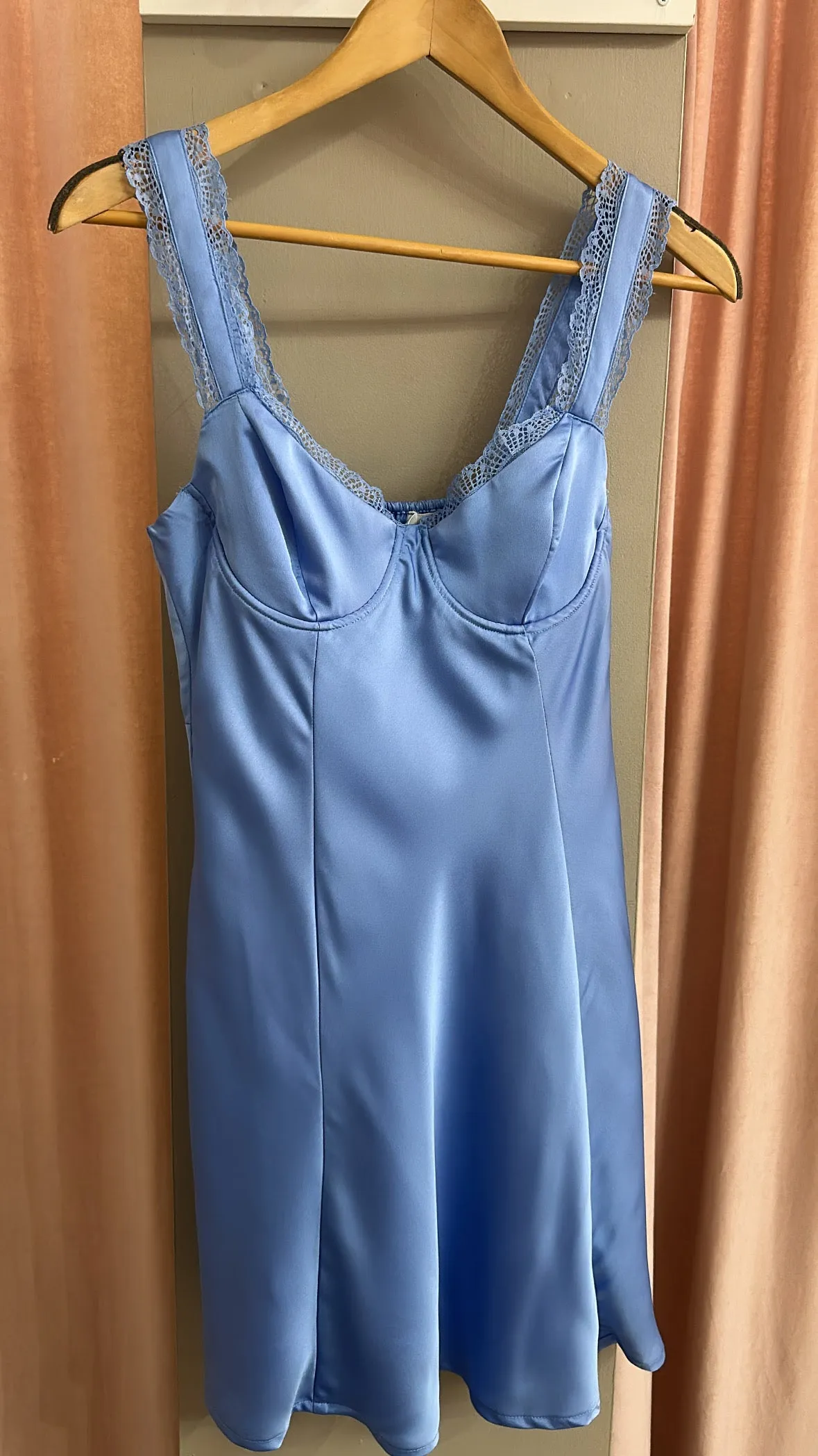 ASTR Alva Blue Mini Dress