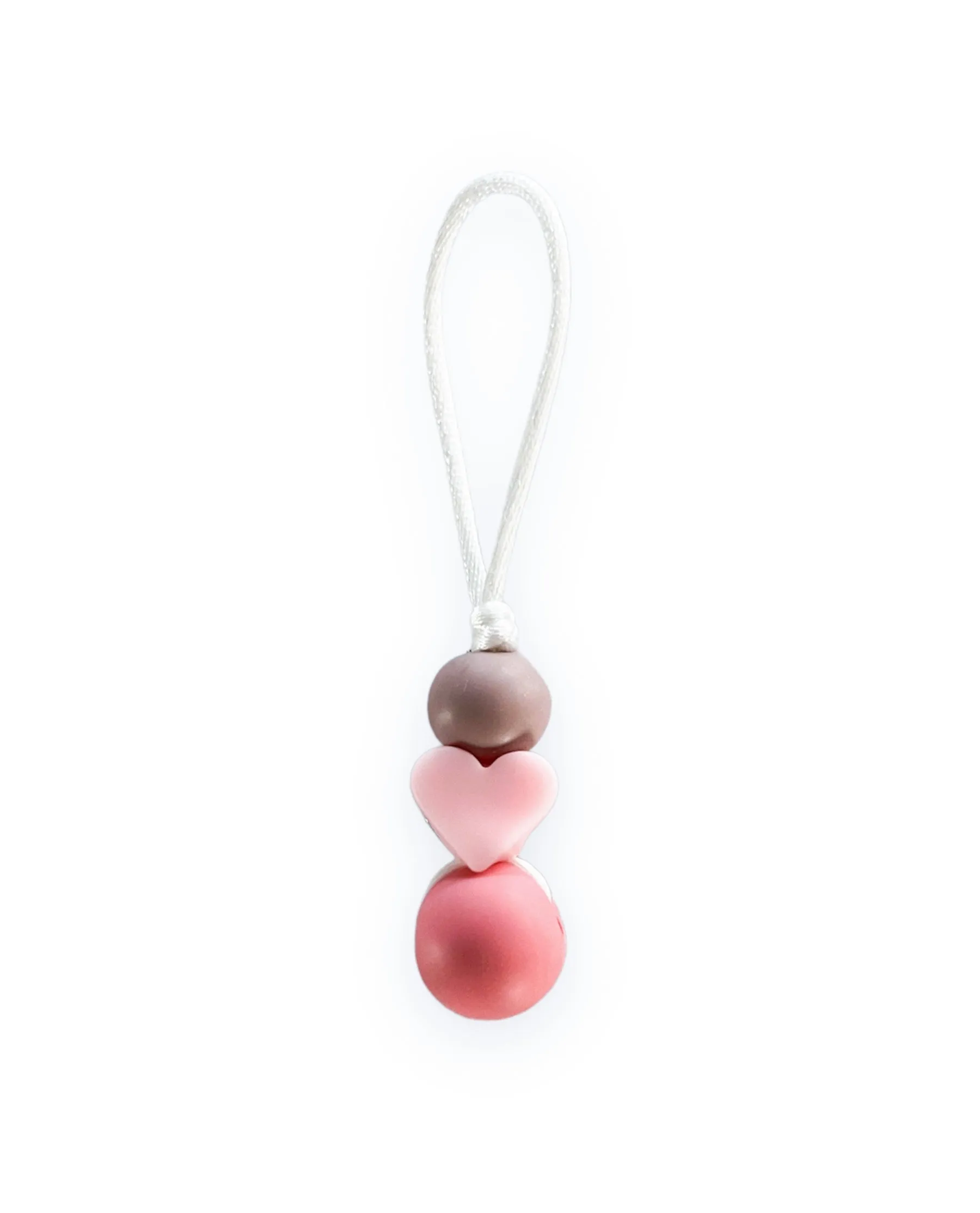 Attache zip coeur