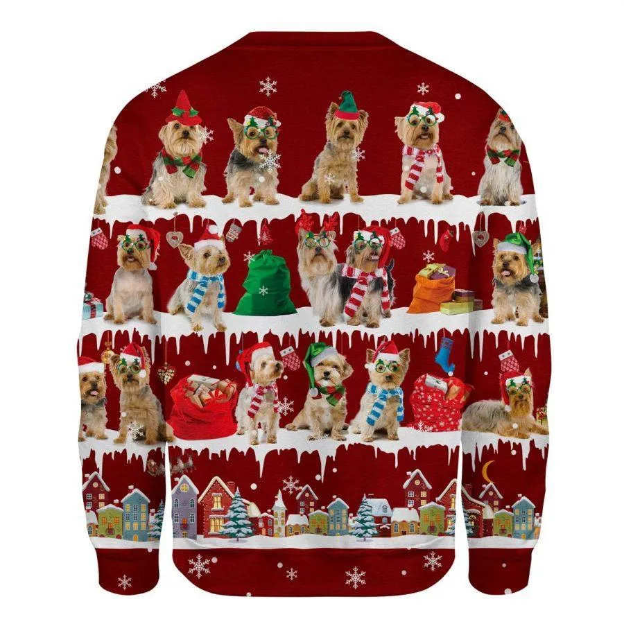 Australian Silky Terrier - Snow Christmas - Premium Sweatshirt