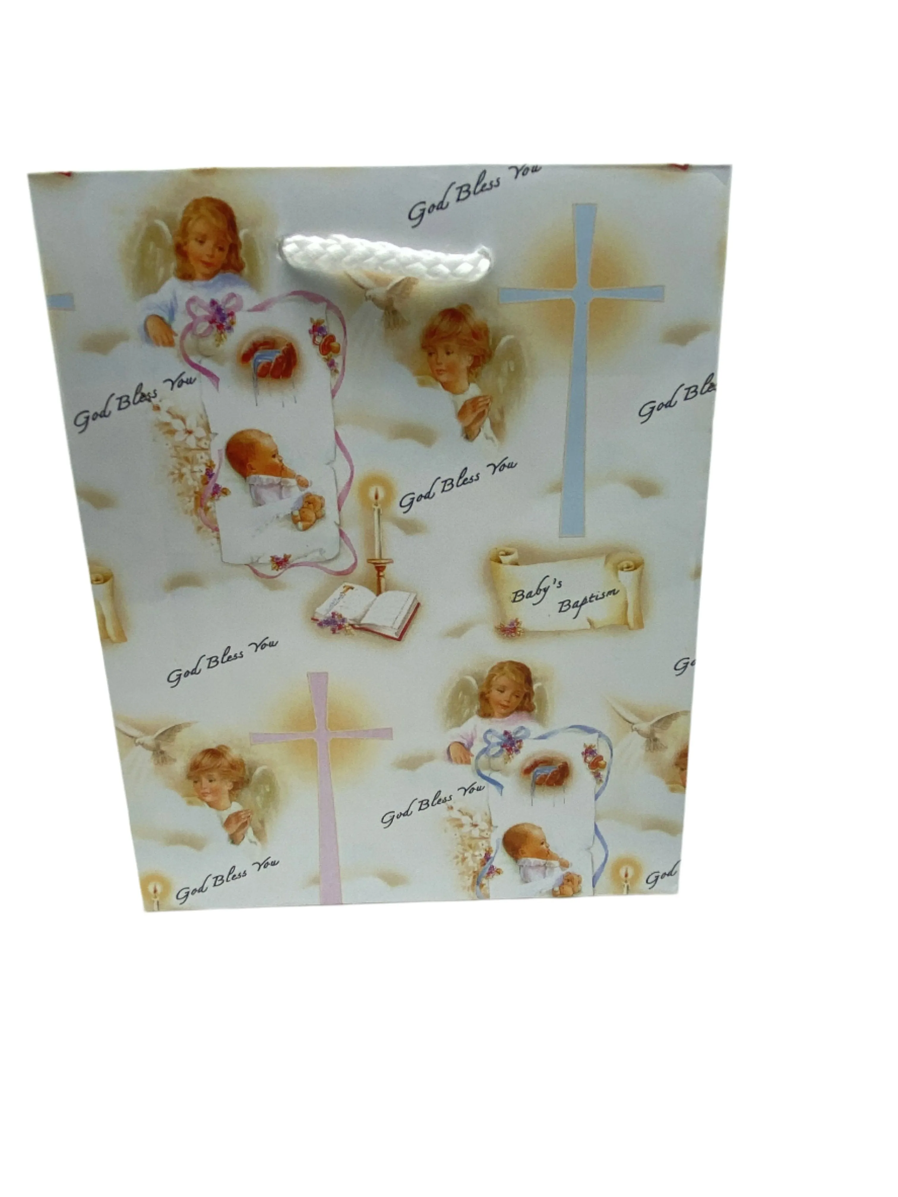 Baby Baptism Gift Bag (6 1/2 x 5 1/2")