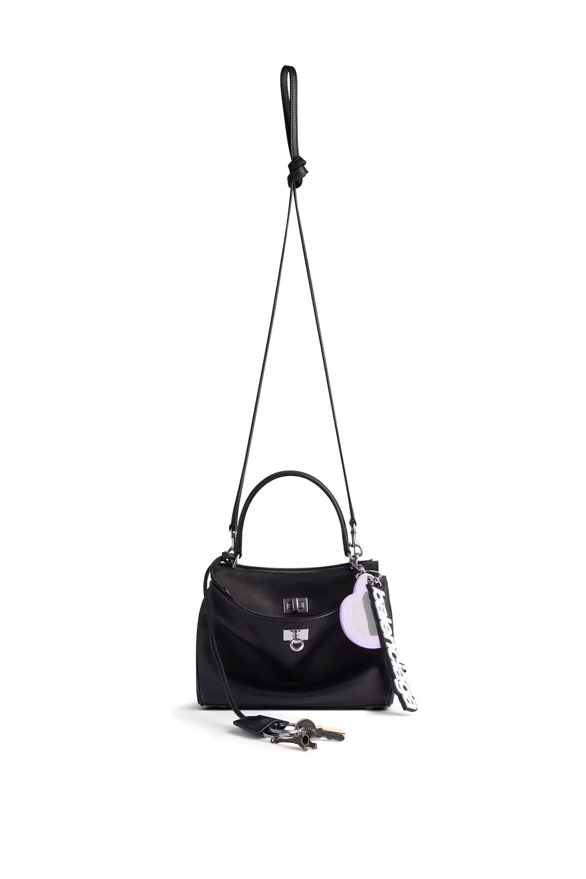 BALENCIAGA | MINI RODEO HANDBAG USED EFFECT WITH CHARMS