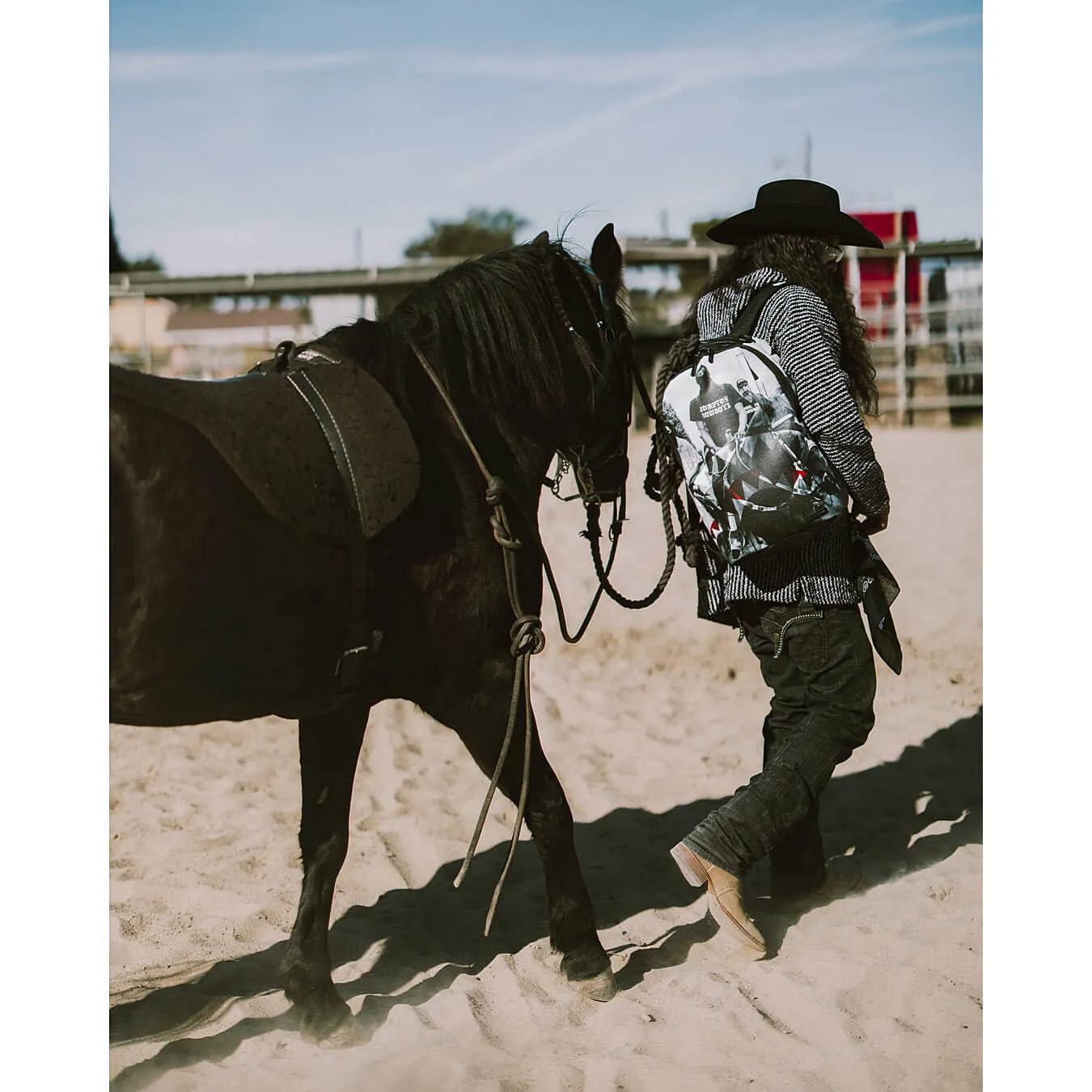 Batoh Sprayground Compton Cowboys Ride Alone Backpack čierny