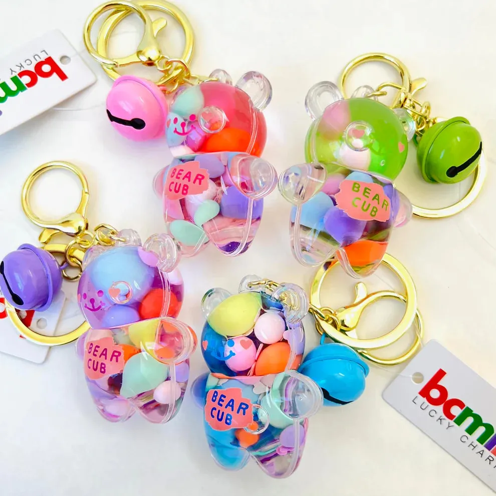 bcmini Bear Floaty w/Bell Charm Keyring