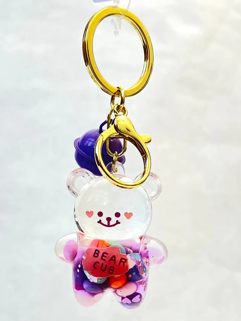 bcmini Bear Floaty w/Bell Charm Keyring
