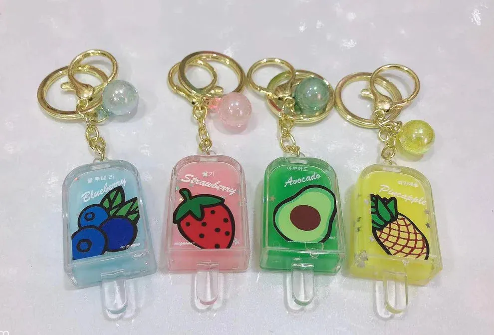 bcmini Ice Pop Fruits Charm Keyring