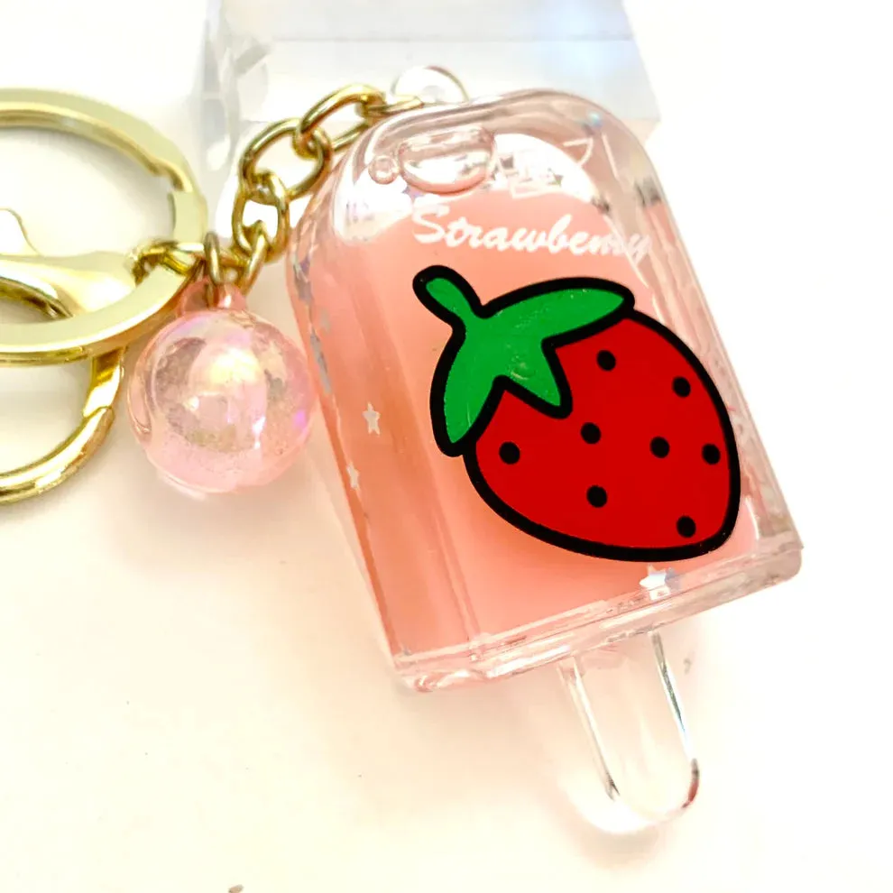 bcmini Ice Pop Fruits Charm Keyring