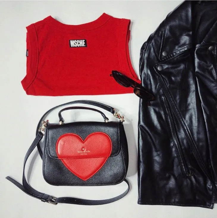 Be Mine Alexya Heart Satchel Bag