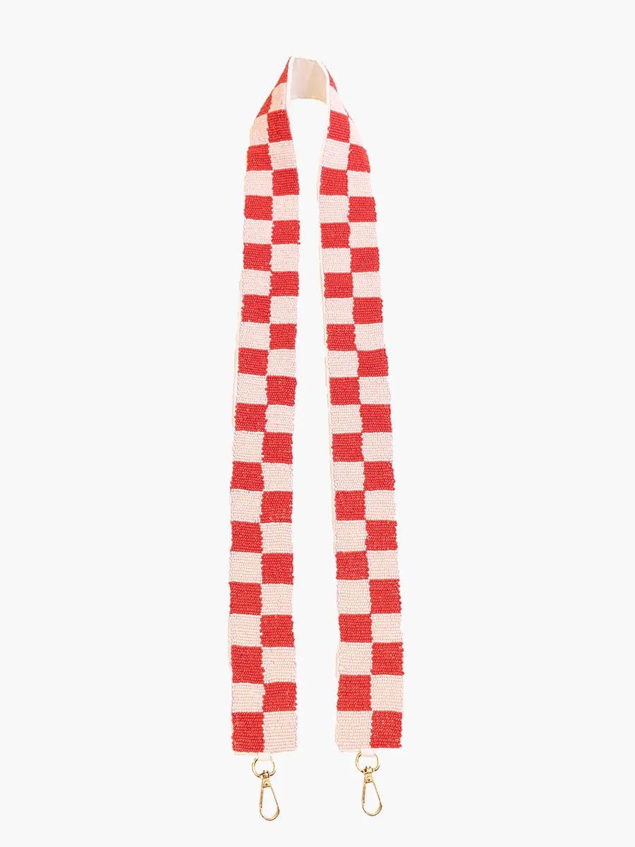 Beaded Checkered Strap