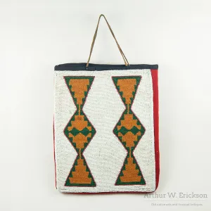 Beaded Plateau Geometric Flat Bag
