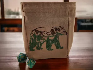 Bear Dice Bag