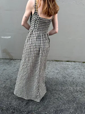 Bede Dress in Checker