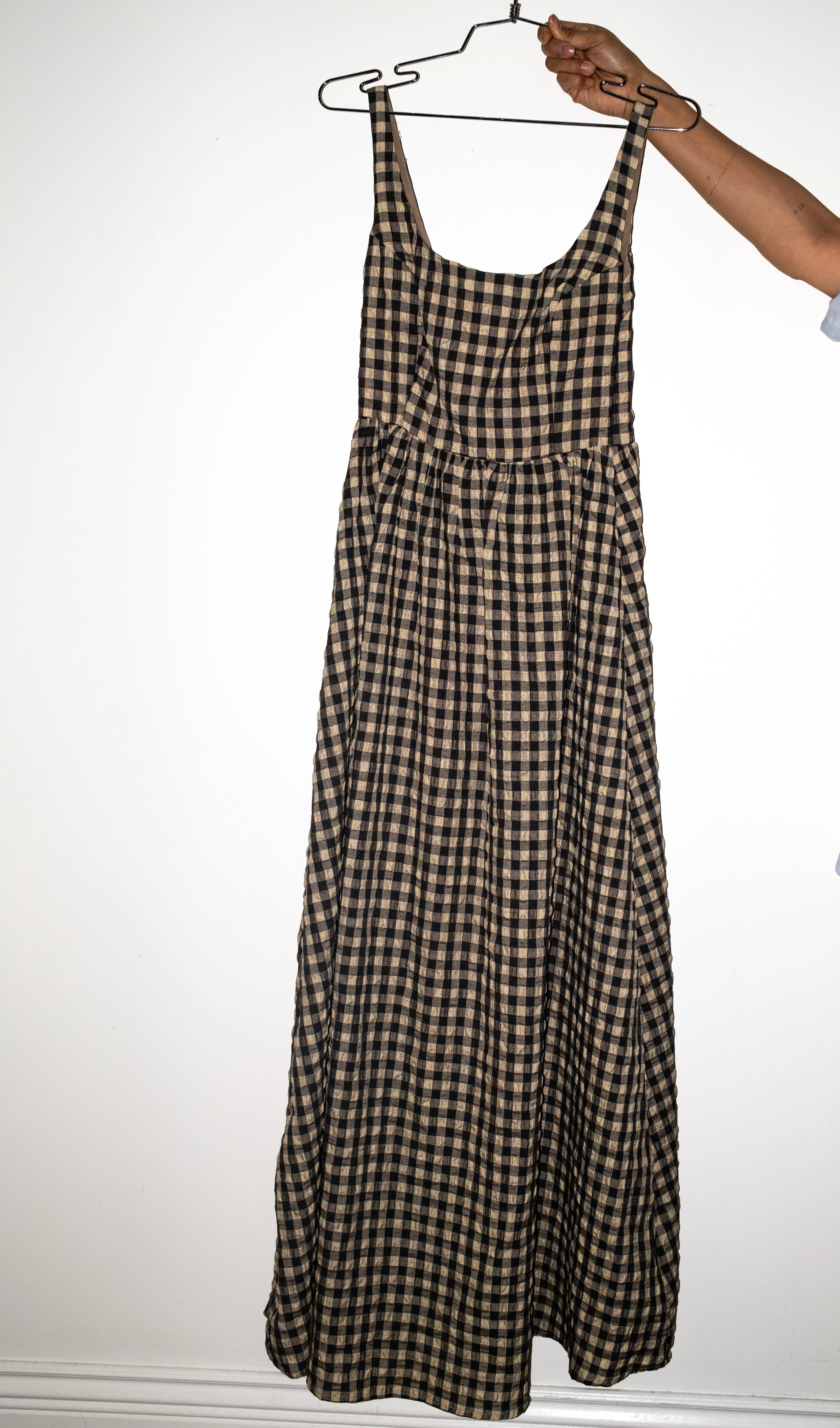 Bede Dress in Checker