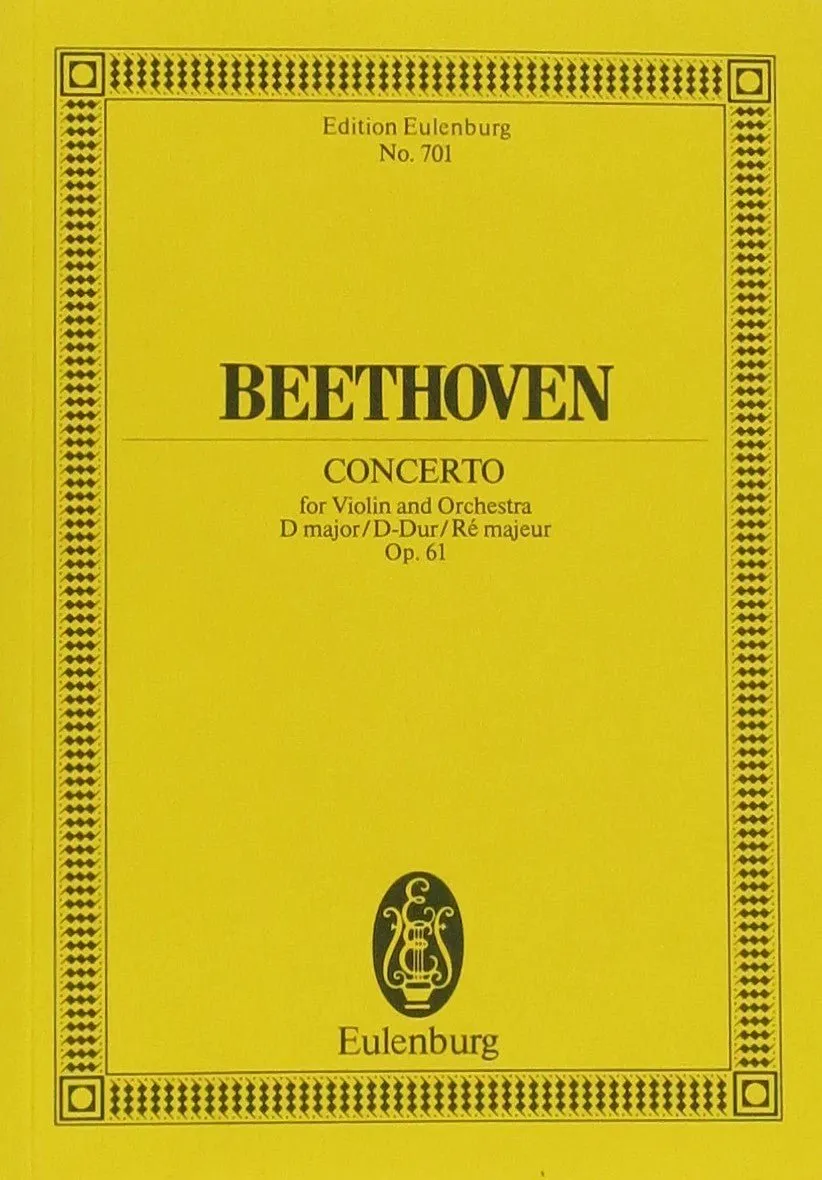Beethoven Concerto for Violin and Orchestra in D Major, Op. 61