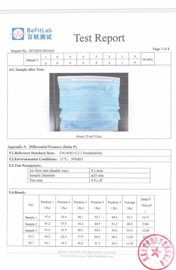 (BFE99%) Kid face Mask (50)pcs