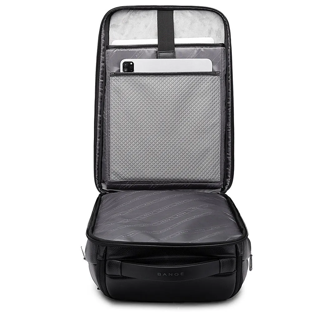 BG Metro Leather Laptop Backpack - Chic, Casual, & Ready for Anything