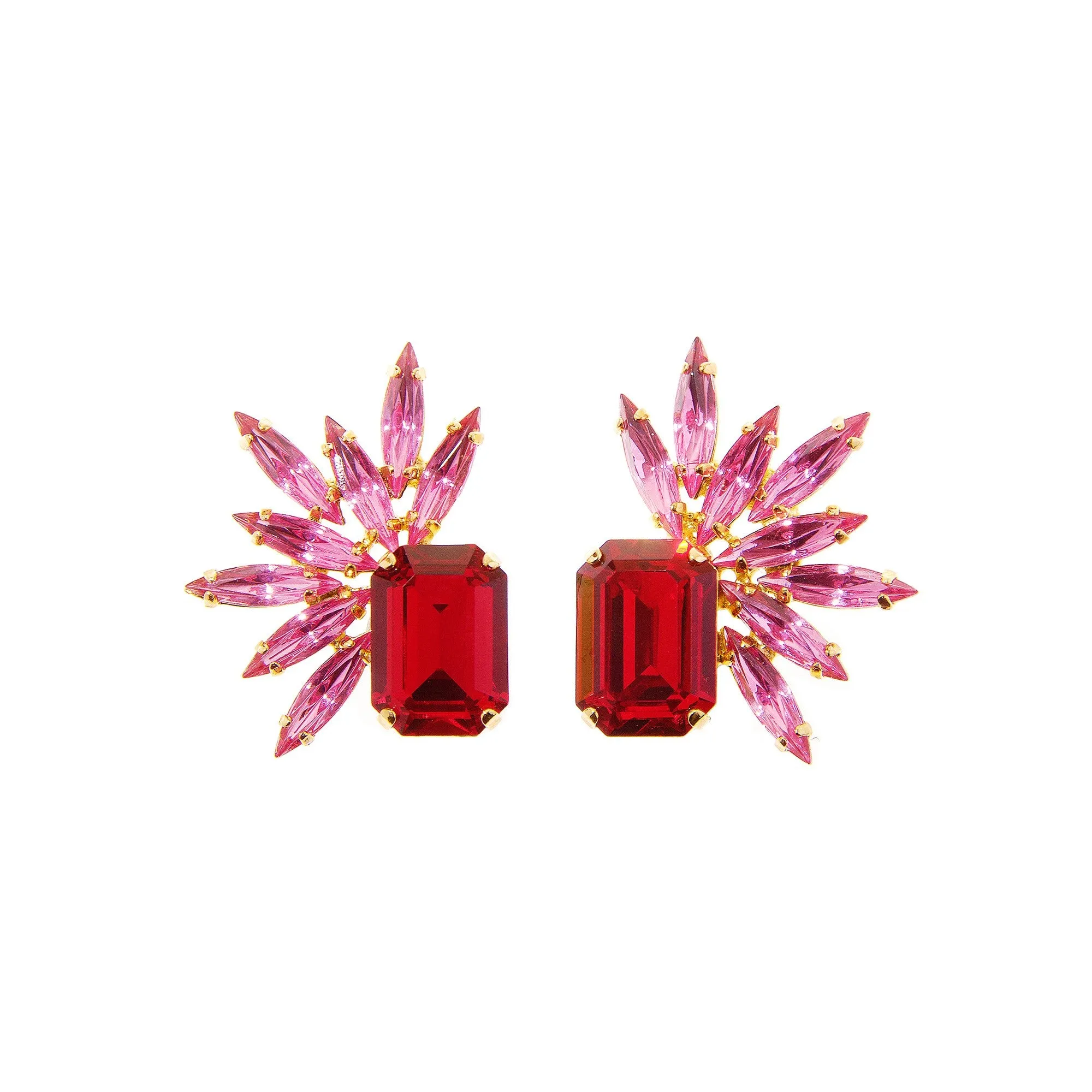 BIRDS OF PARADISE EARRINGS (UPRIGHT)