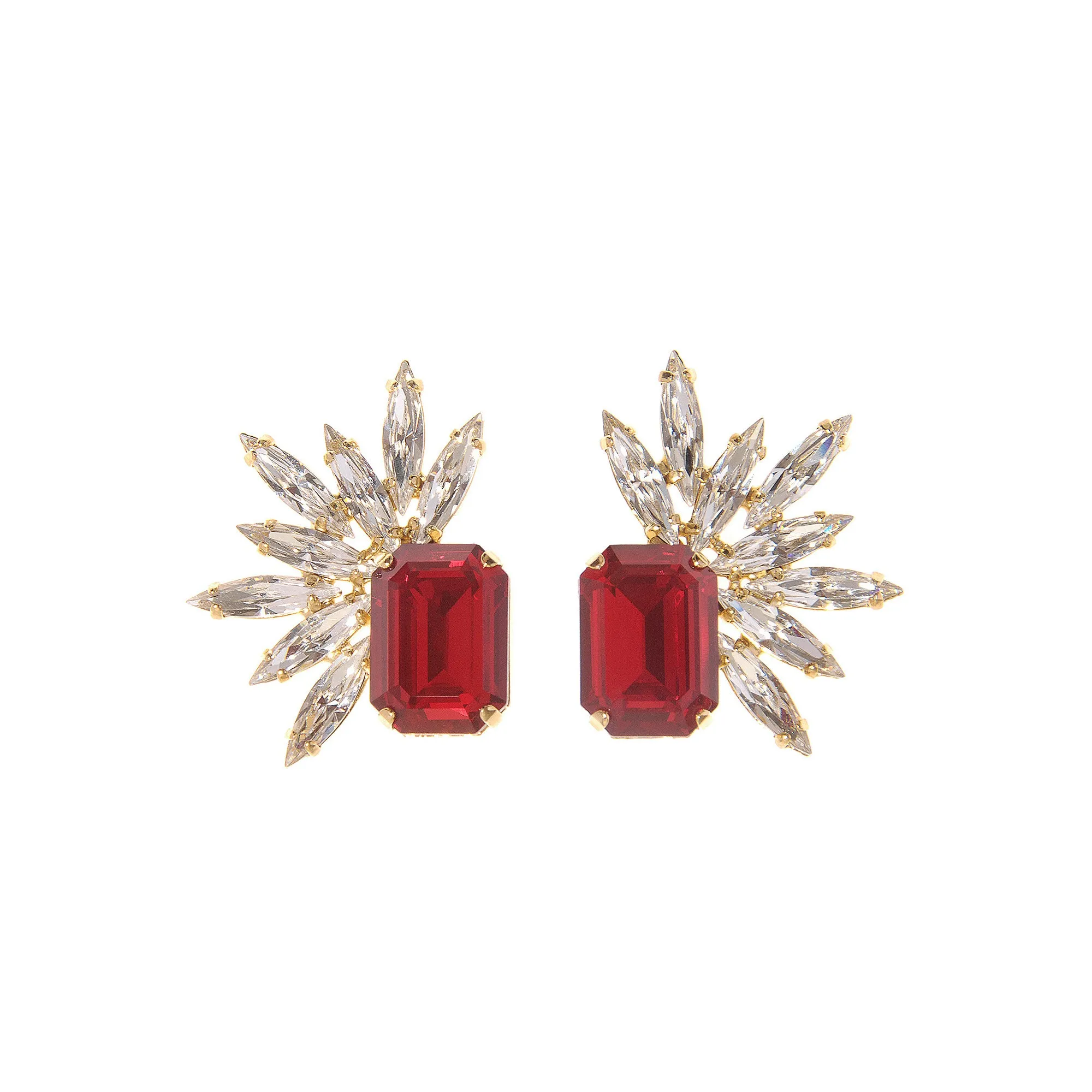 BIRDS OF PARADISE EARRINGS (UPRIGHT)