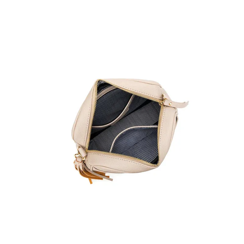 Black Caviar Indie Crossbody Bag Oatmeal