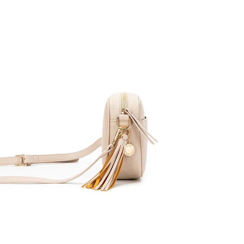 Black Caviar Indie Crossbody Bag Oatmeal