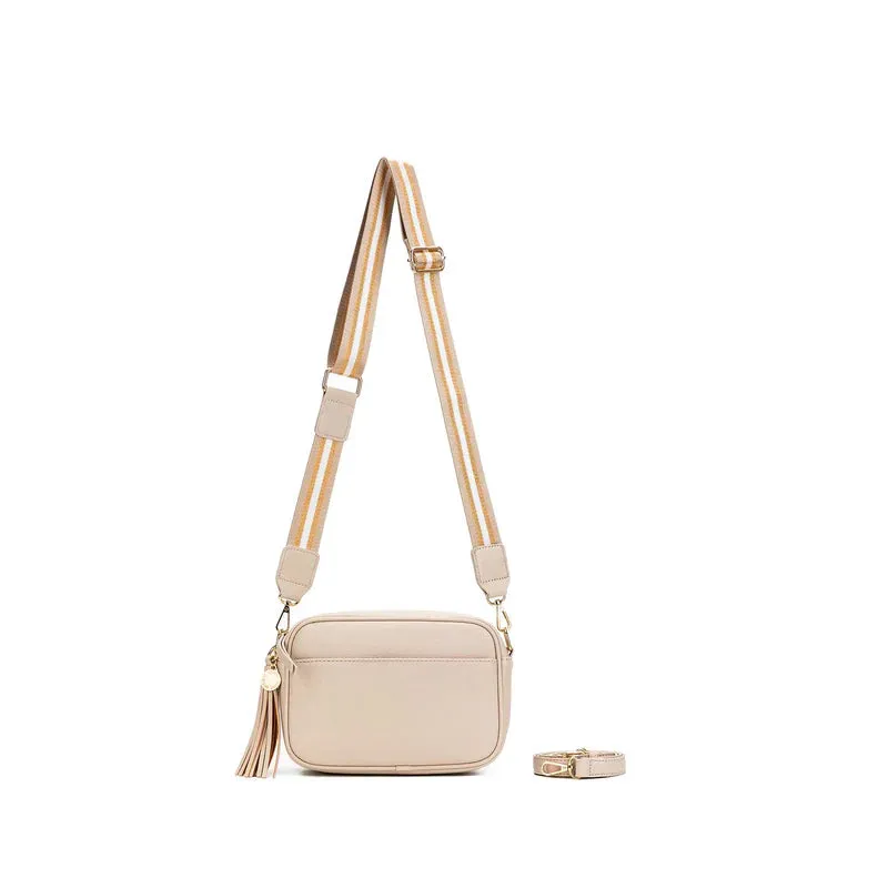Black Caviar Indie Crossbody Bag Oatmeal