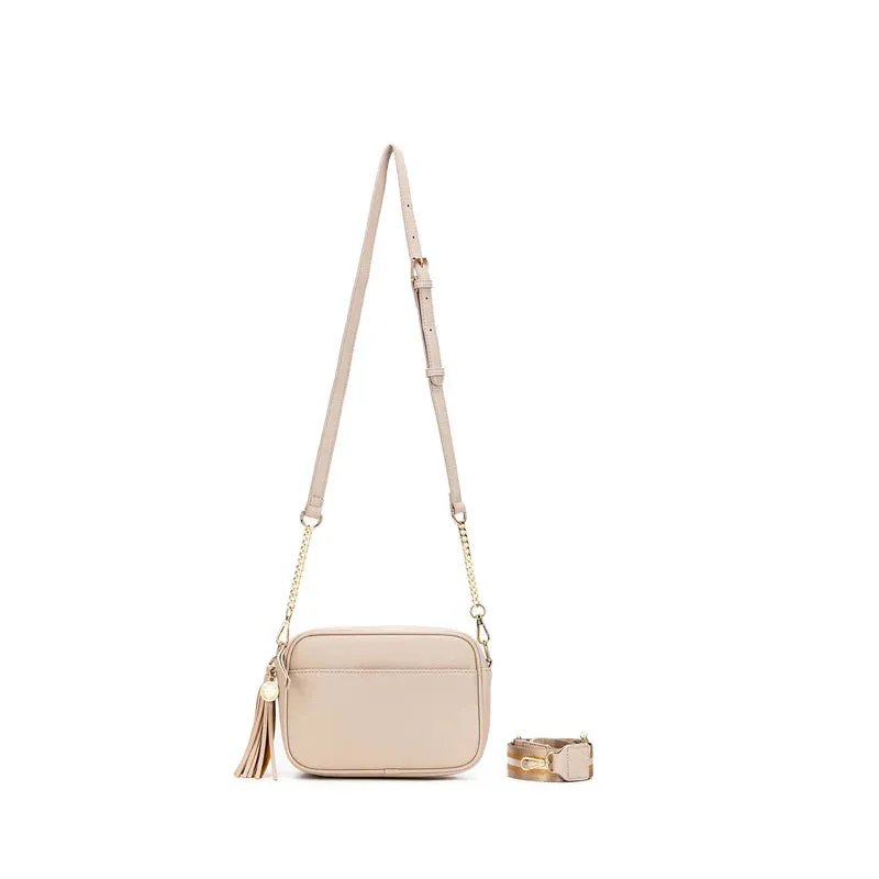 Black Caviar Indie Crossbody Bag Oatmeal