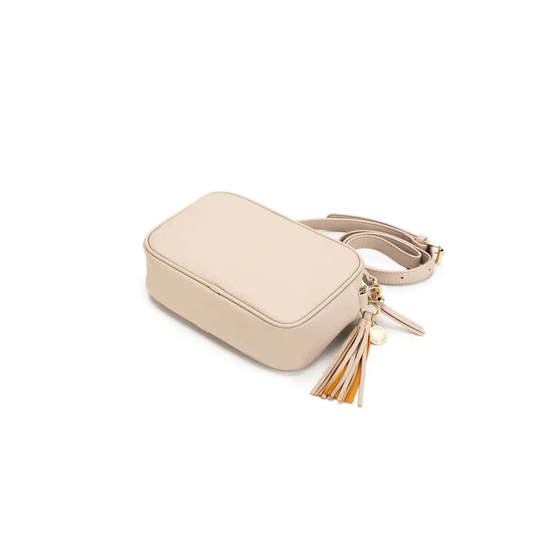 Black Caviar Indie Crossbody Bag Oatmeal