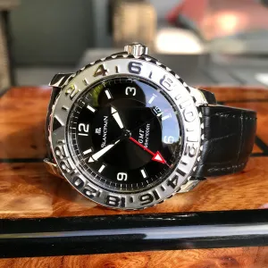 Blancpain Fifty Fathoms GMT Trilogy Edition Air Command 2250 Automatic Wristwatch Box Papers