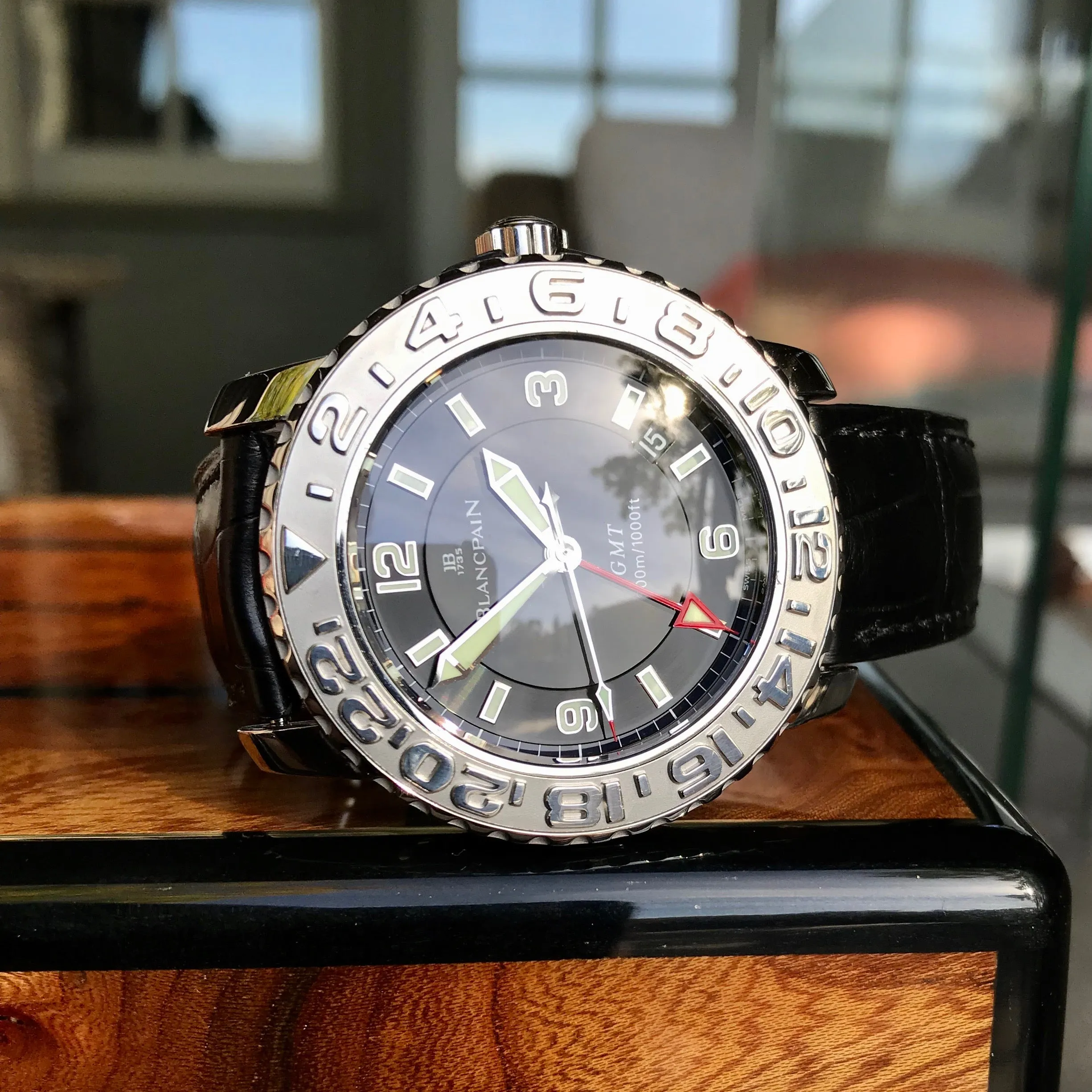 Blancpain Fifty Fathoms GMT Trilogy Edition Air Command 2250 Automatic Wristwatch Box Papers