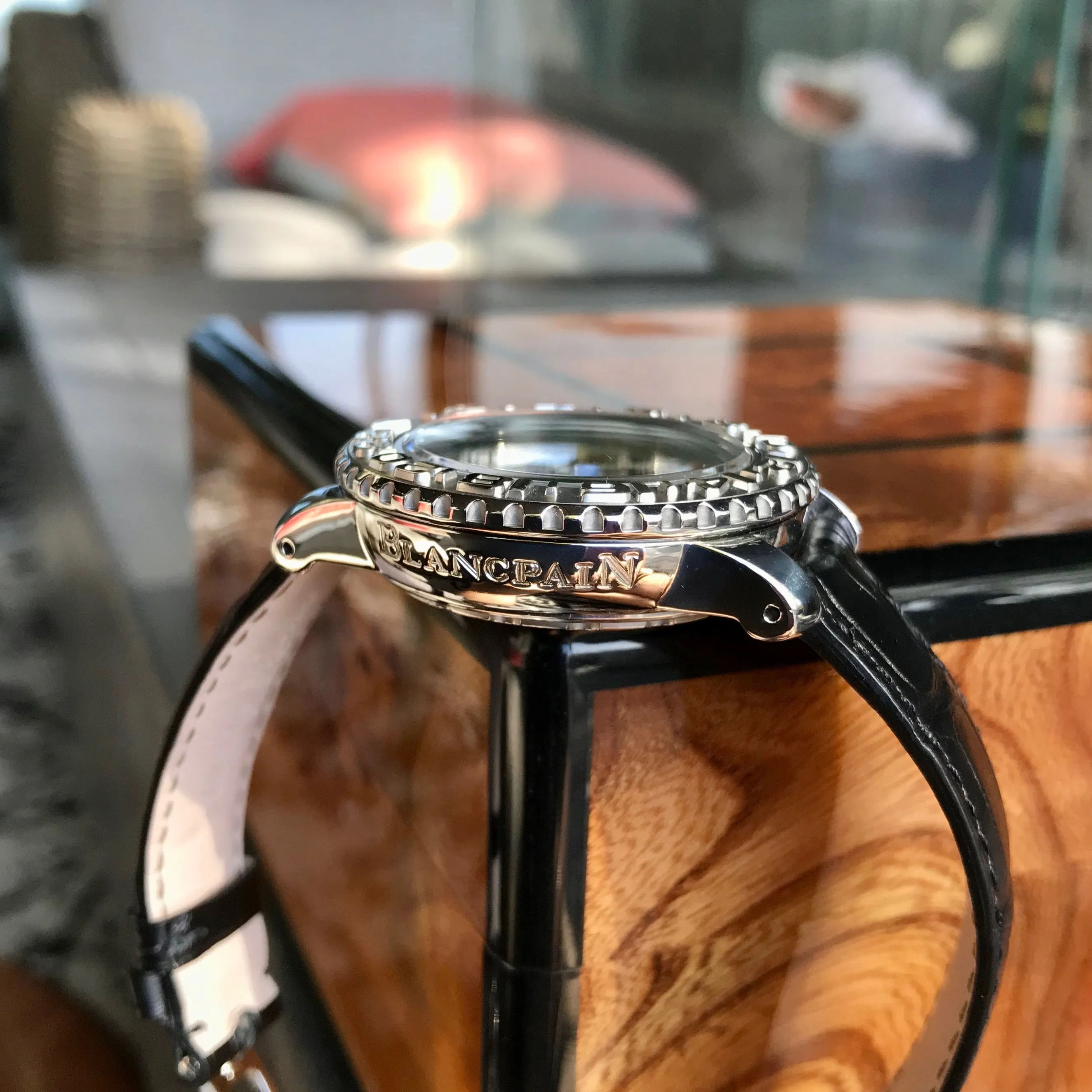 Blancpain Fifty Fathoms GMT Trilogy Edition Air Command 2250 Automatic Wristwatch Box Papers