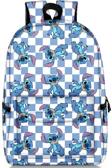 BLUE CHECKER STITCH PRE ORDER BACKPACK 7/19