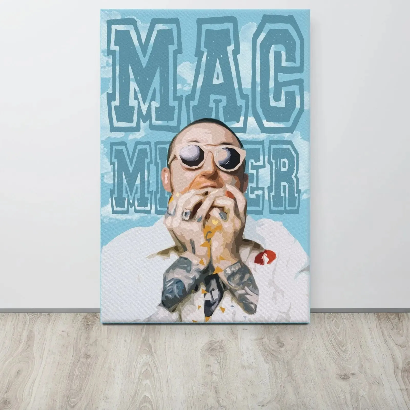 Blue World – A Tribute to Mac Miller on Canvas