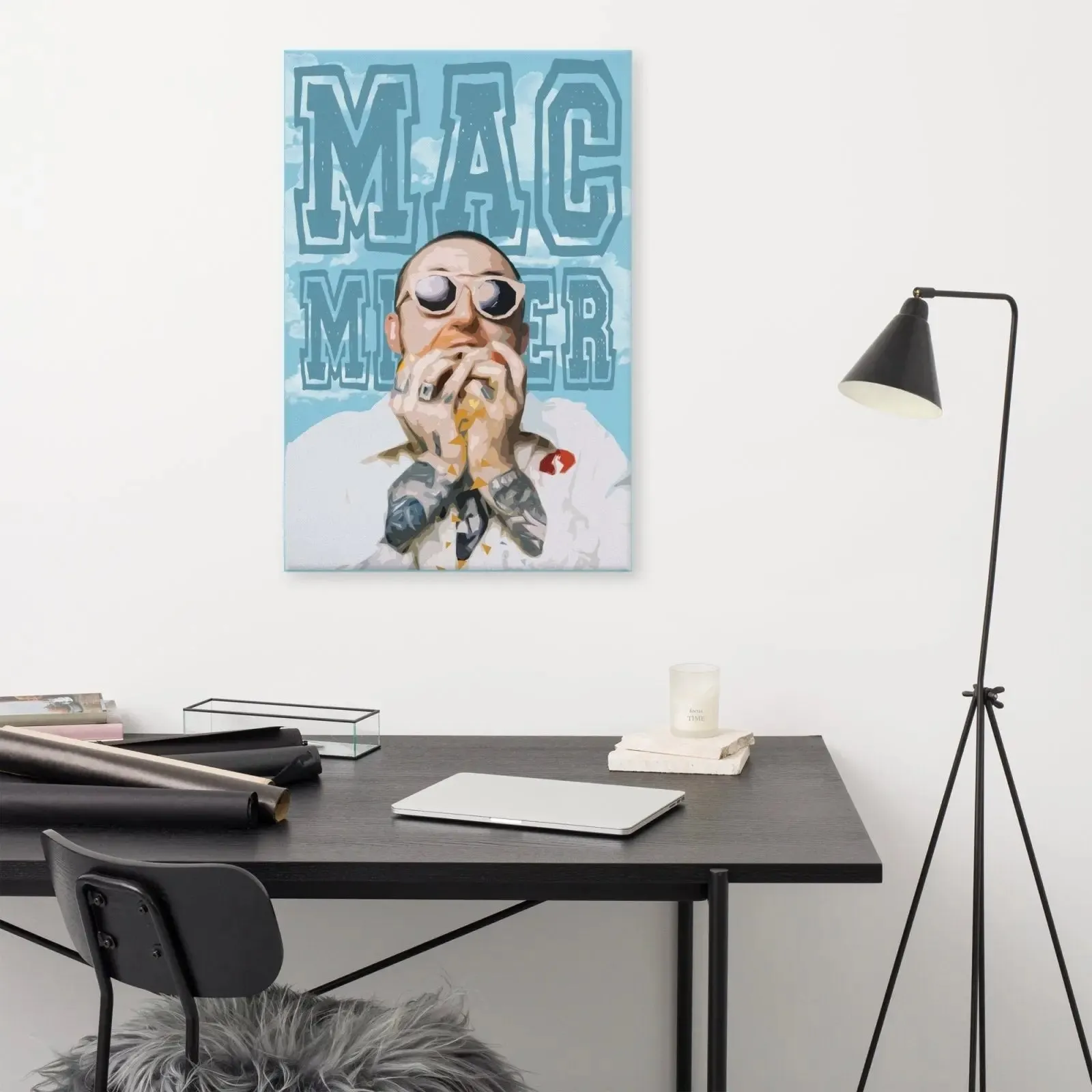 Blue World – A Tribute to Mac Miller on Canvas