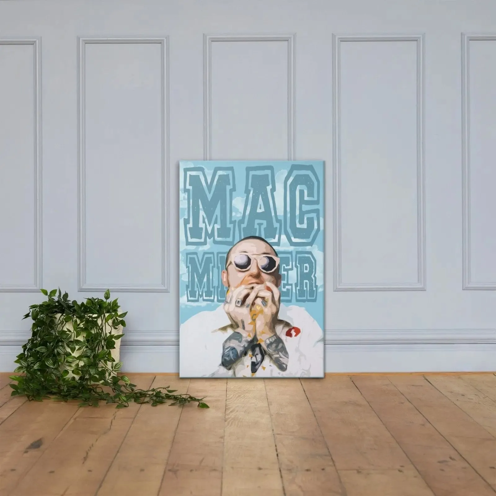 Blue World – A Tribute to Mac Miller on Canvas