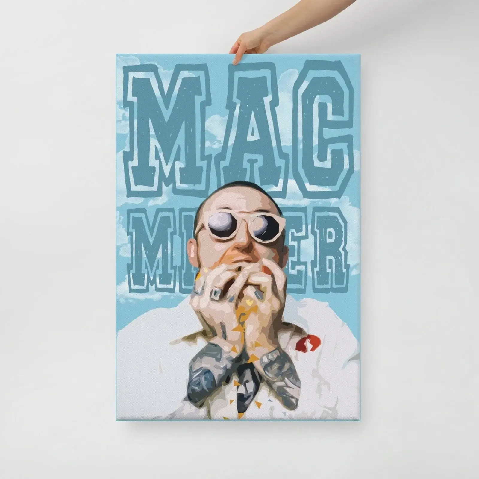 Blue World – A Tribute to Mac Miller on Canvas