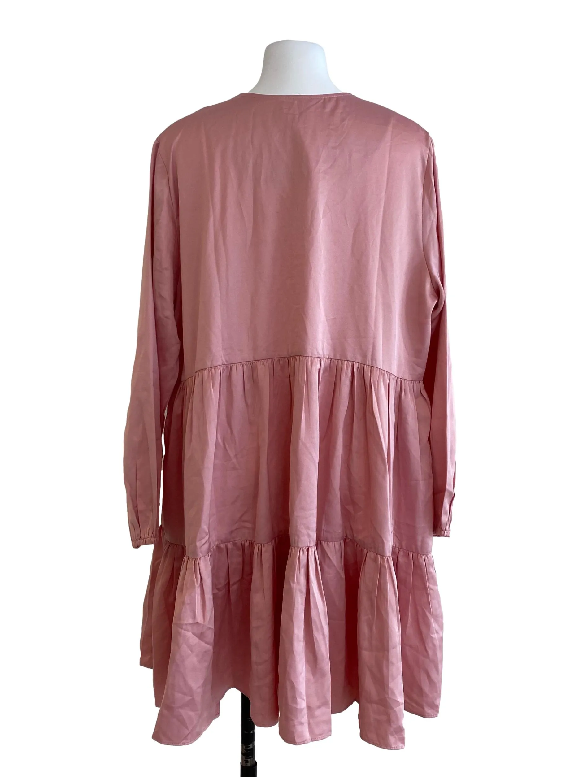Blush Pink Silky Dress