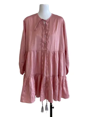 Blush Pink Silky Dress