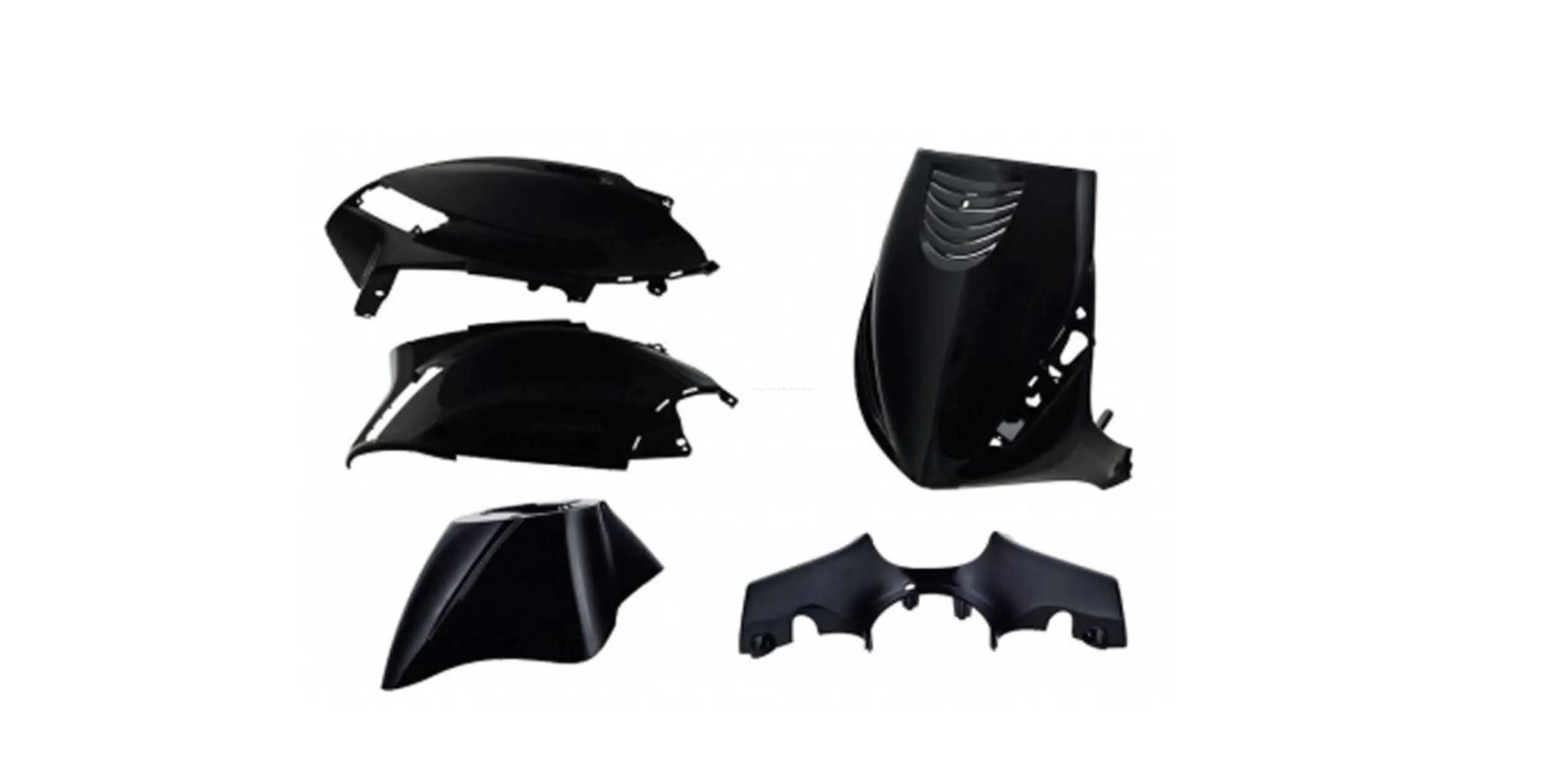 Body Part Kit EDGE Black | Piaggio Zip 50cc