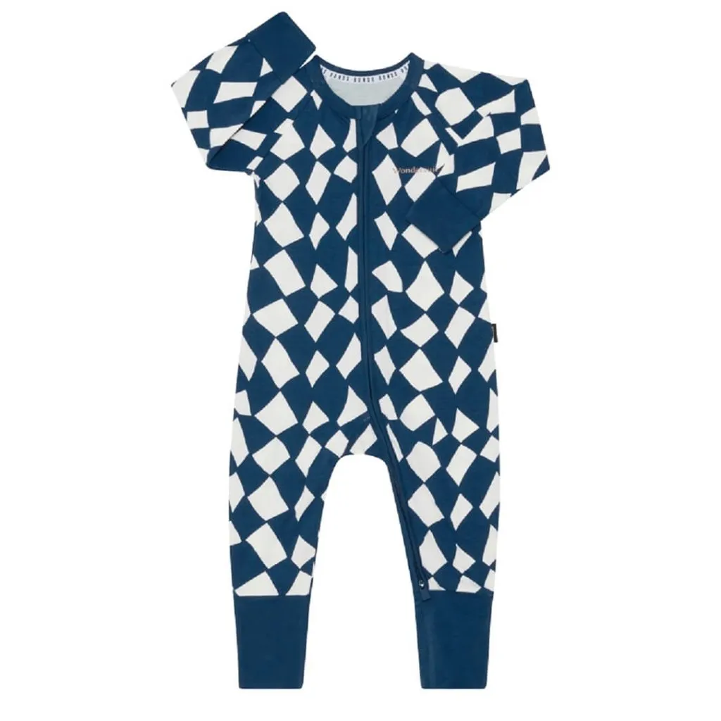 BONDS  Zip Wondersuit Baby Romper - Cubic Cascade