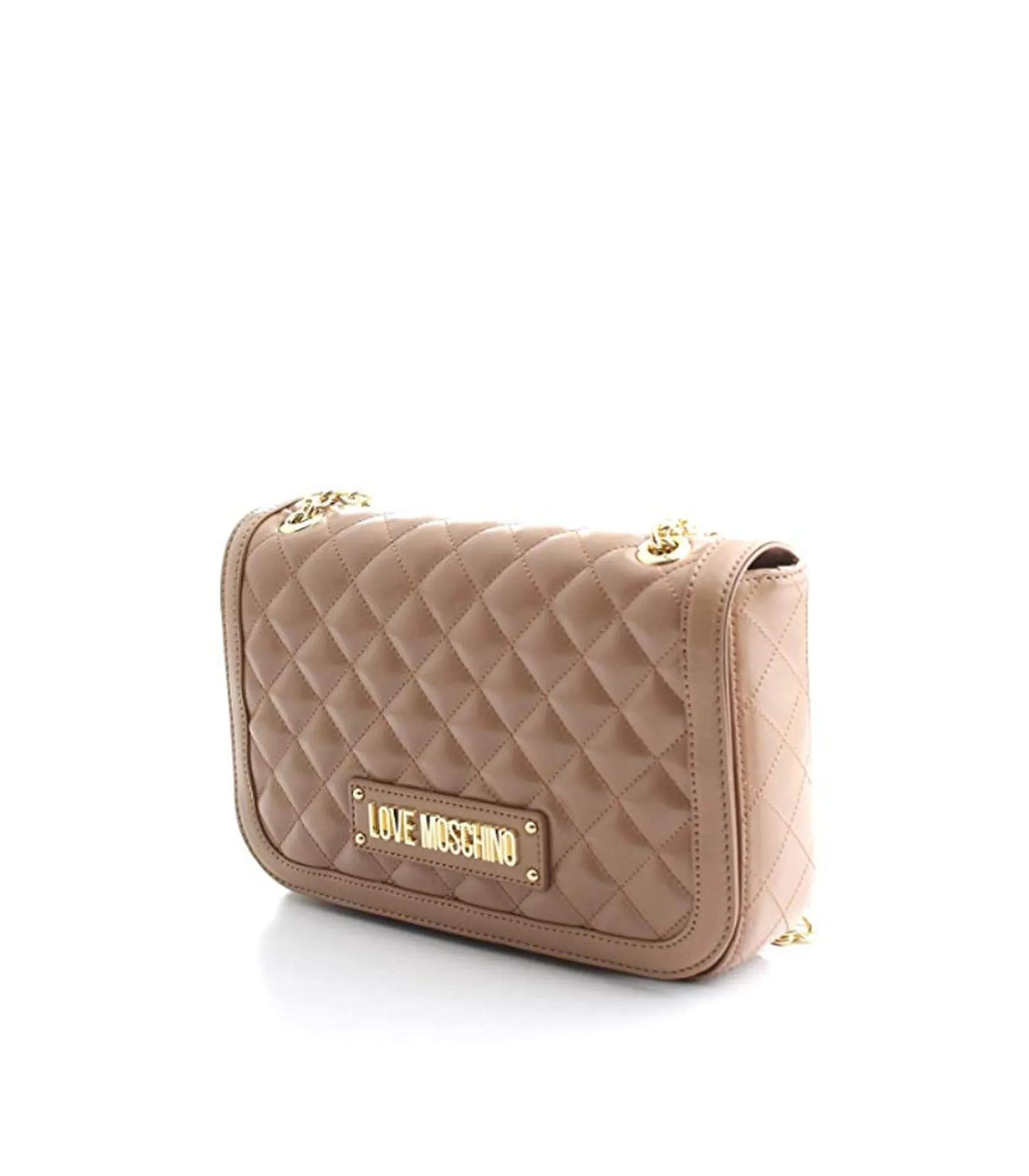 Borsa Quilted Nappa Pu - Cammello